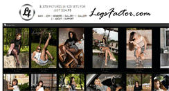 Desktop Screenshot of legsfactor.com